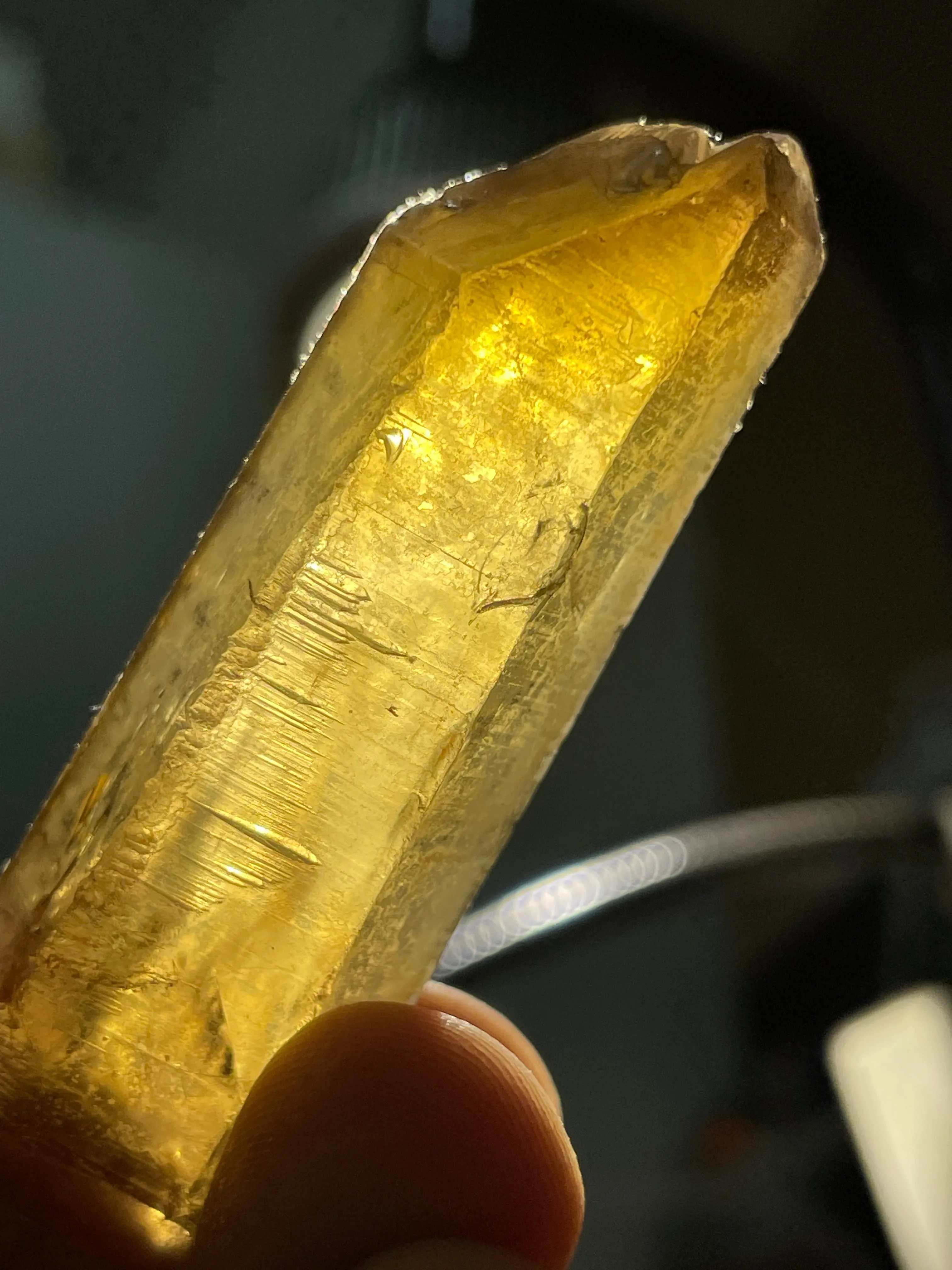 1.57kg Zambian Citrine Quartz Wholesale Flat 25 pieces, Congo Citrine, Natural Citrine from Lwena, Katanga, Democratic Republic of Congo.