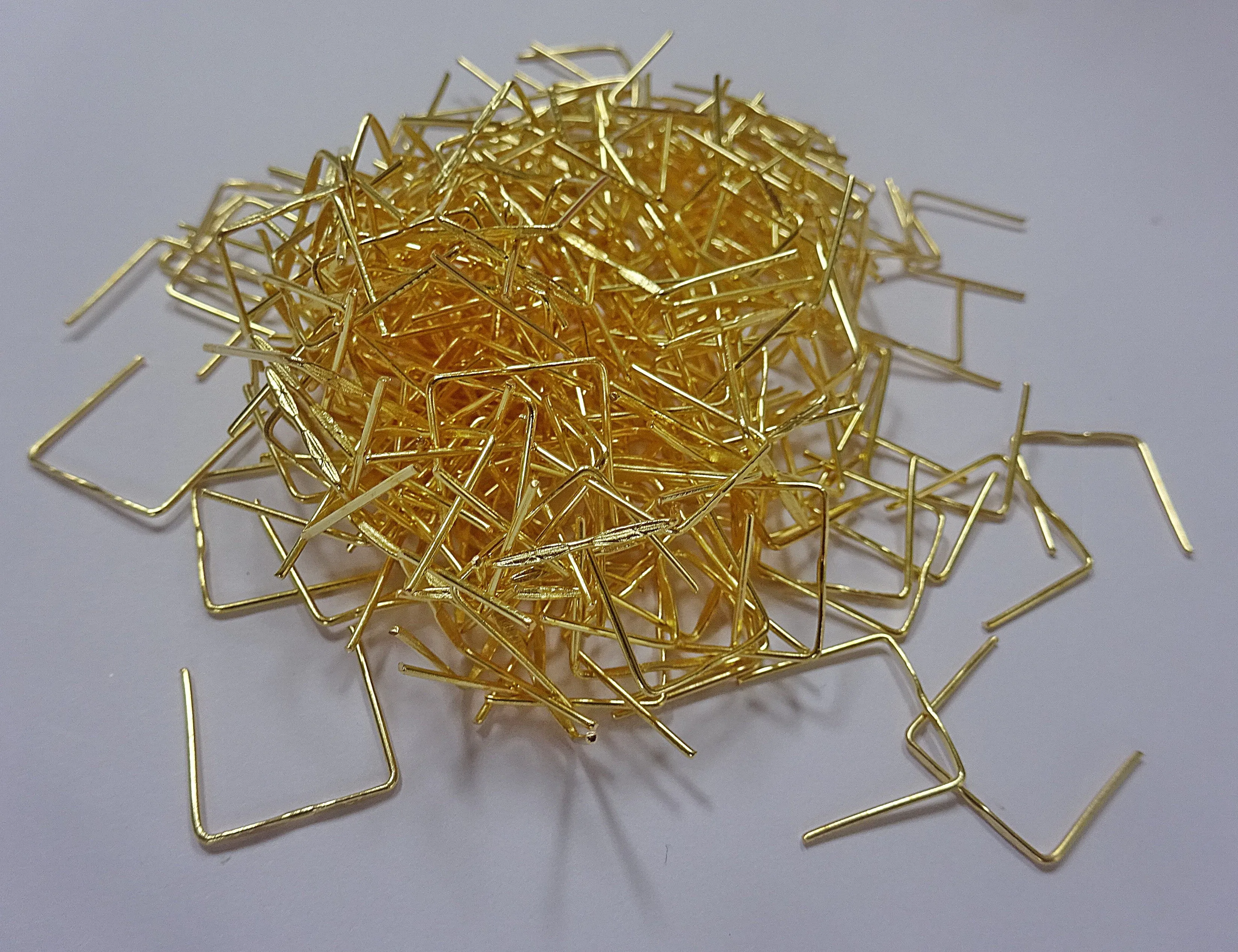 250 x 42mm 1.8 inch Brass Gold Chandelier Clasps Links for Glass Droplets Crystals Beads Drops