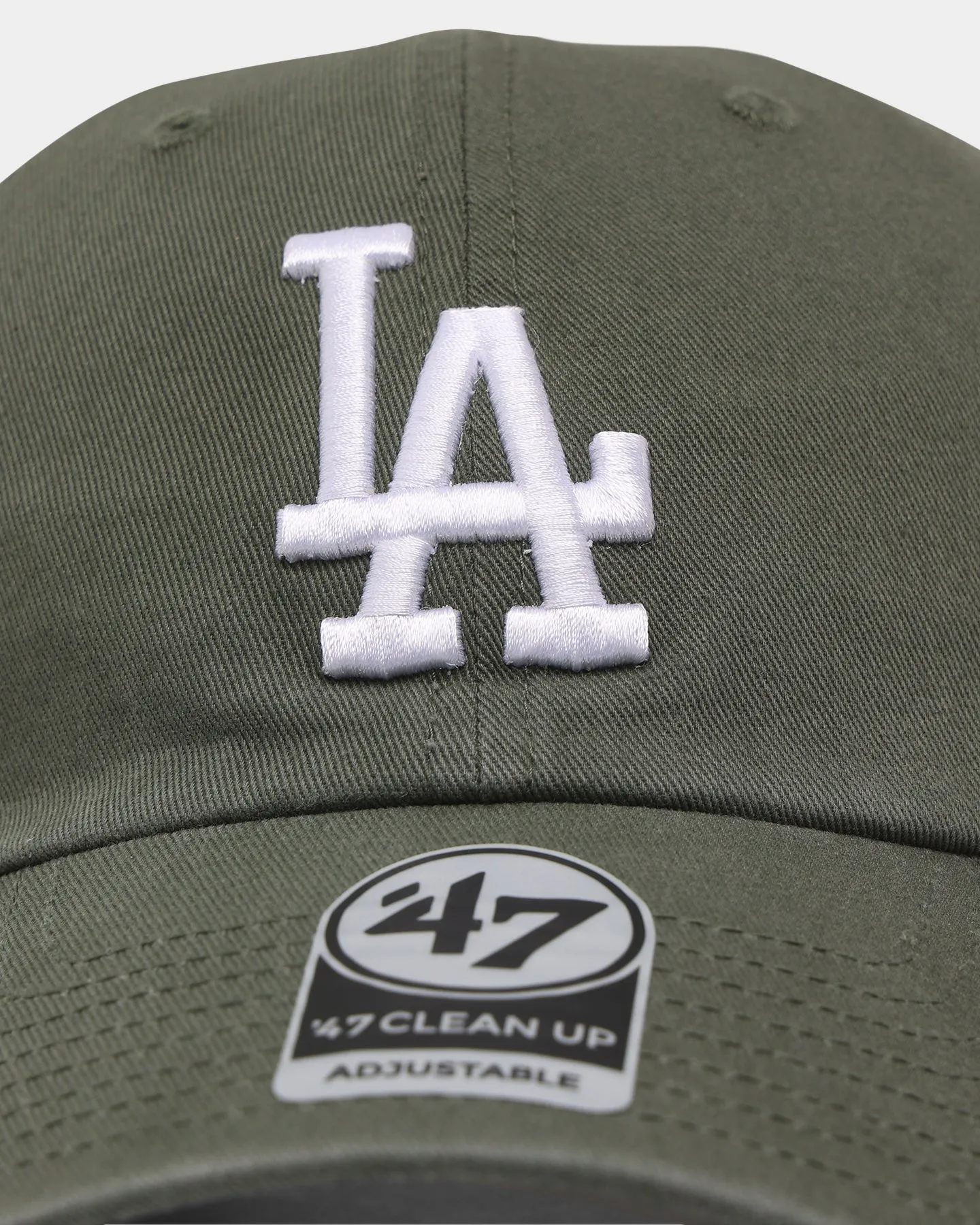 47 Brand Los Angeles Dodgers 47 Clean Up Strapback Moss
