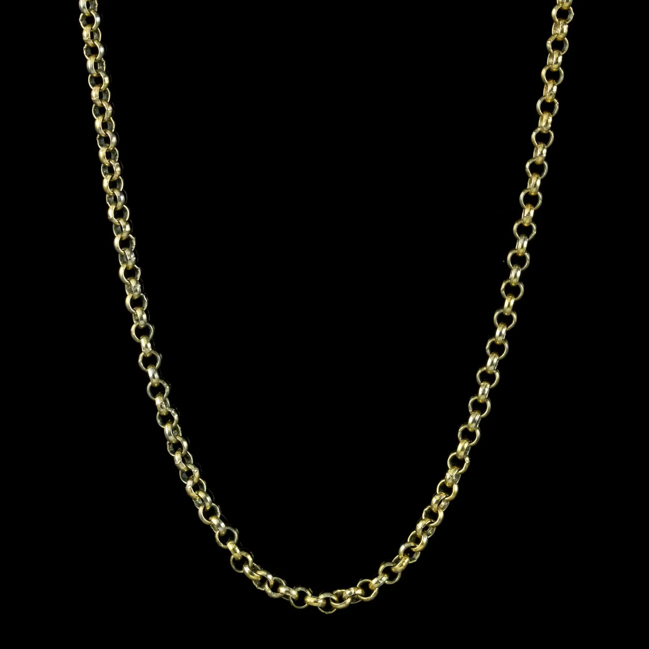 Antique Edwardian 18ct Gold Chain Necklace Circa 1910
