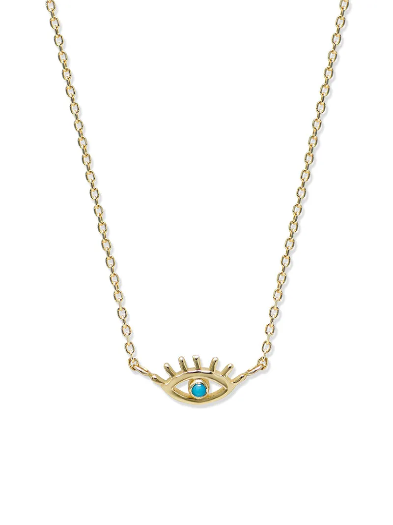 Anzie x Mel Soldera Lash Evil Eye Necklace