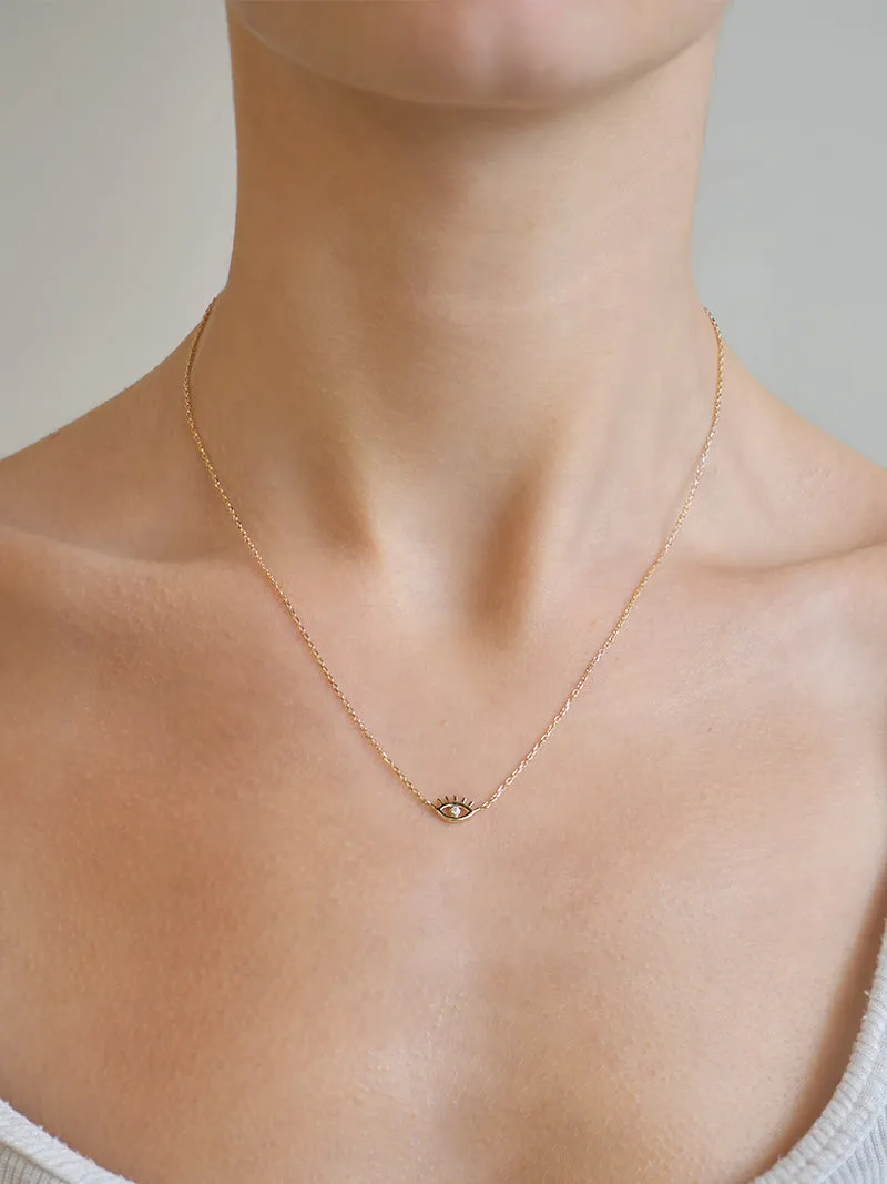 Anzie x Mel Soldera Lash Evil Eye Necklace