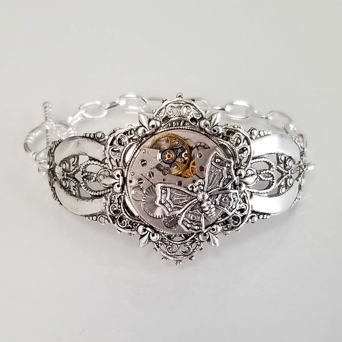 Arcane Angel ~ Filigree Butterfly Bracelet