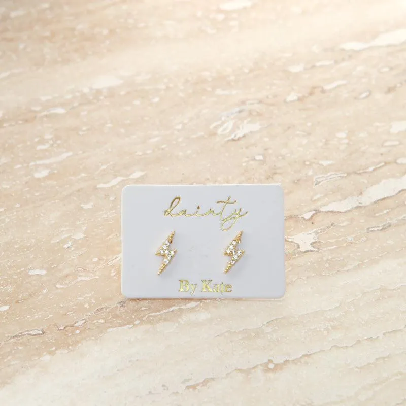 Athens Lightening Bolt Studs