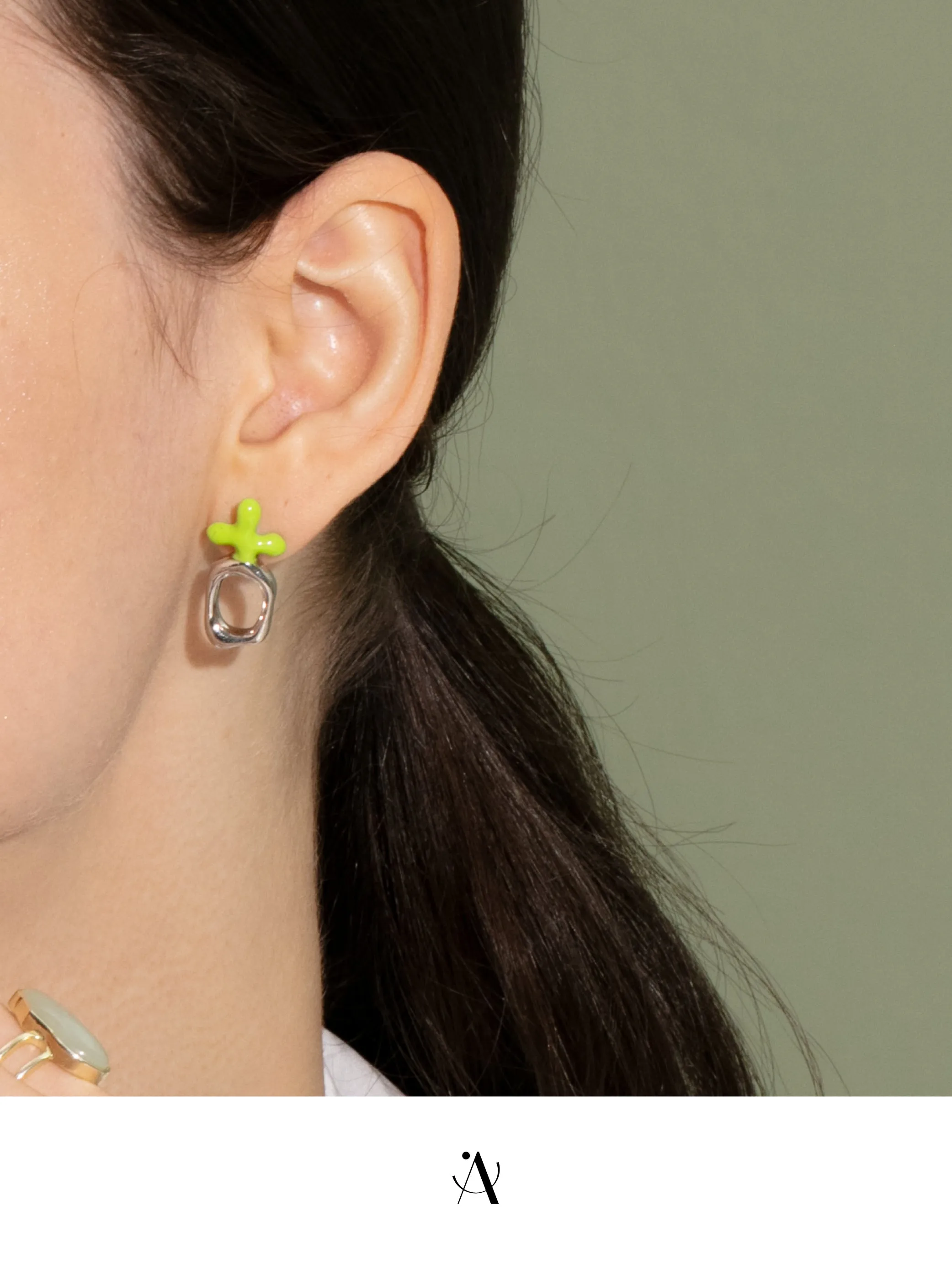 Blue Coral Earrings