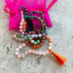 Bohemian Intention Mala  ~ Orange (008)