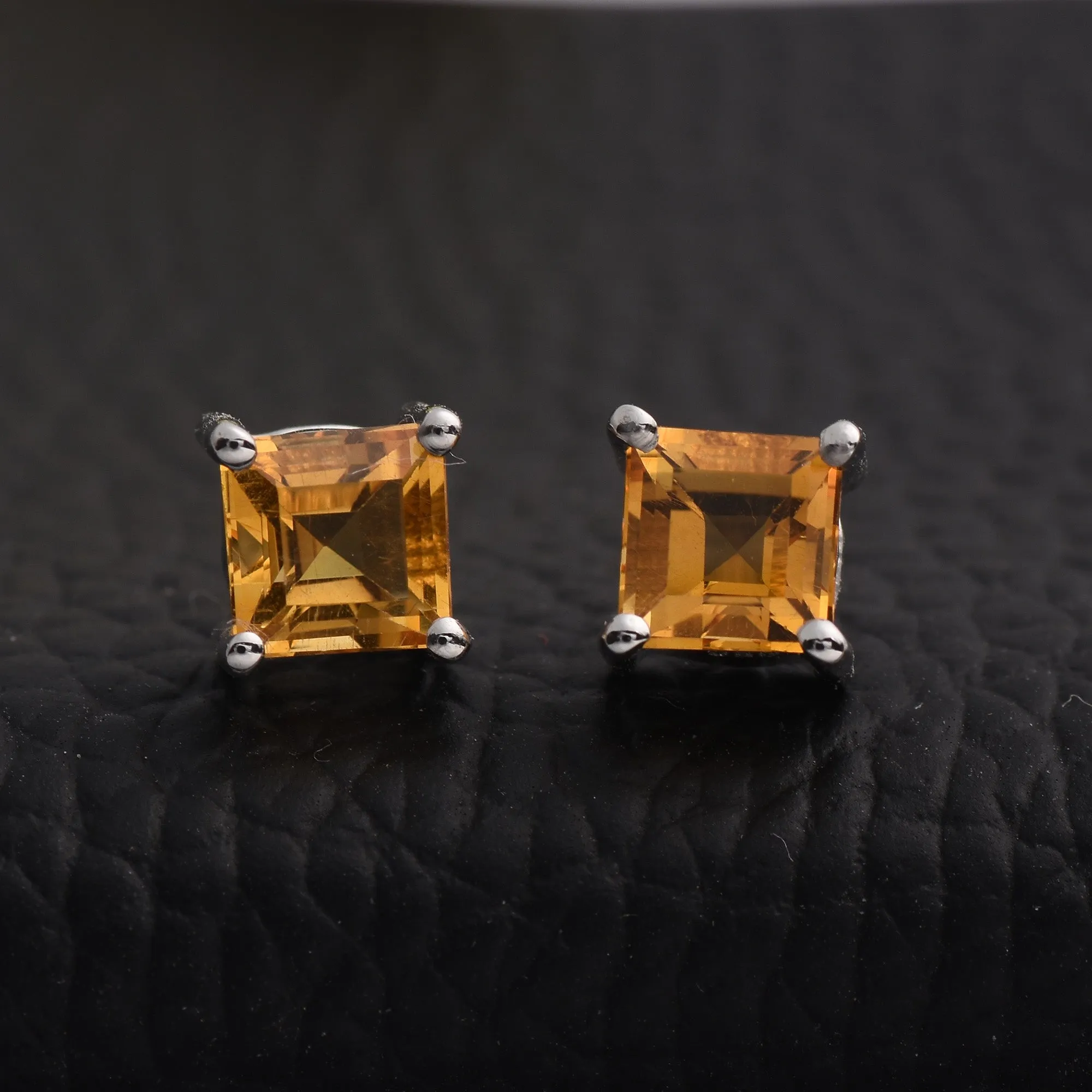 Citrine Studs