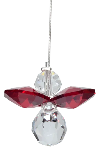 Classic Crystal - Guardian Angel - Garnet