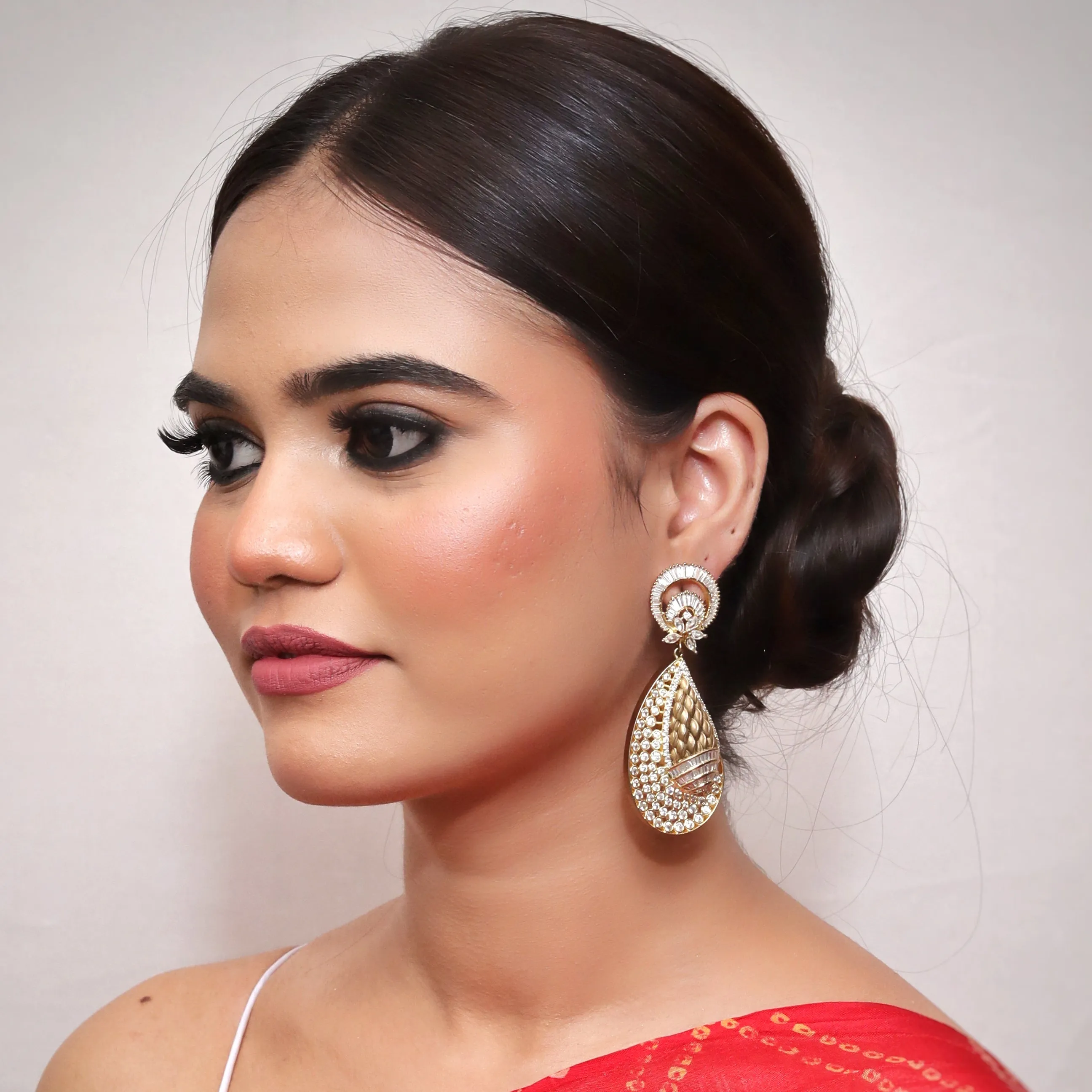 Danglers Zircon/AD Earring 8874-100