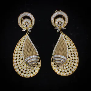 Danglers Zircon/AD Earring 8874-100