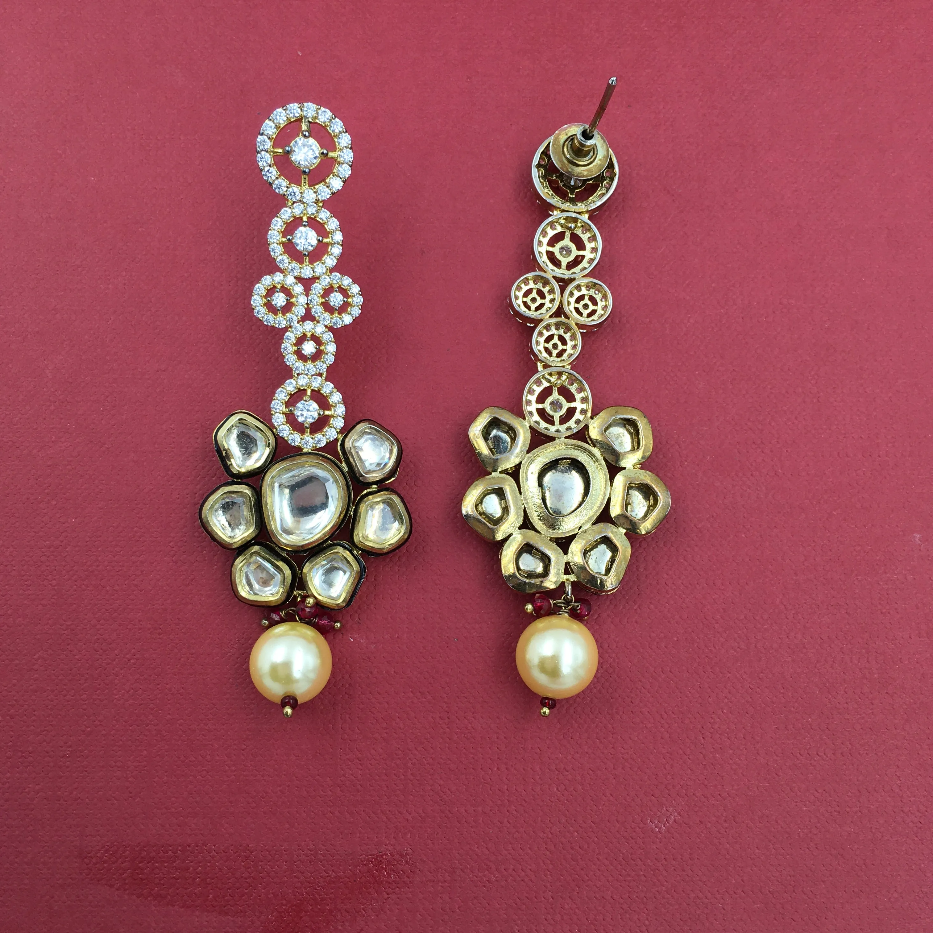 Danglers Zircon/AD Earring 8875-100
