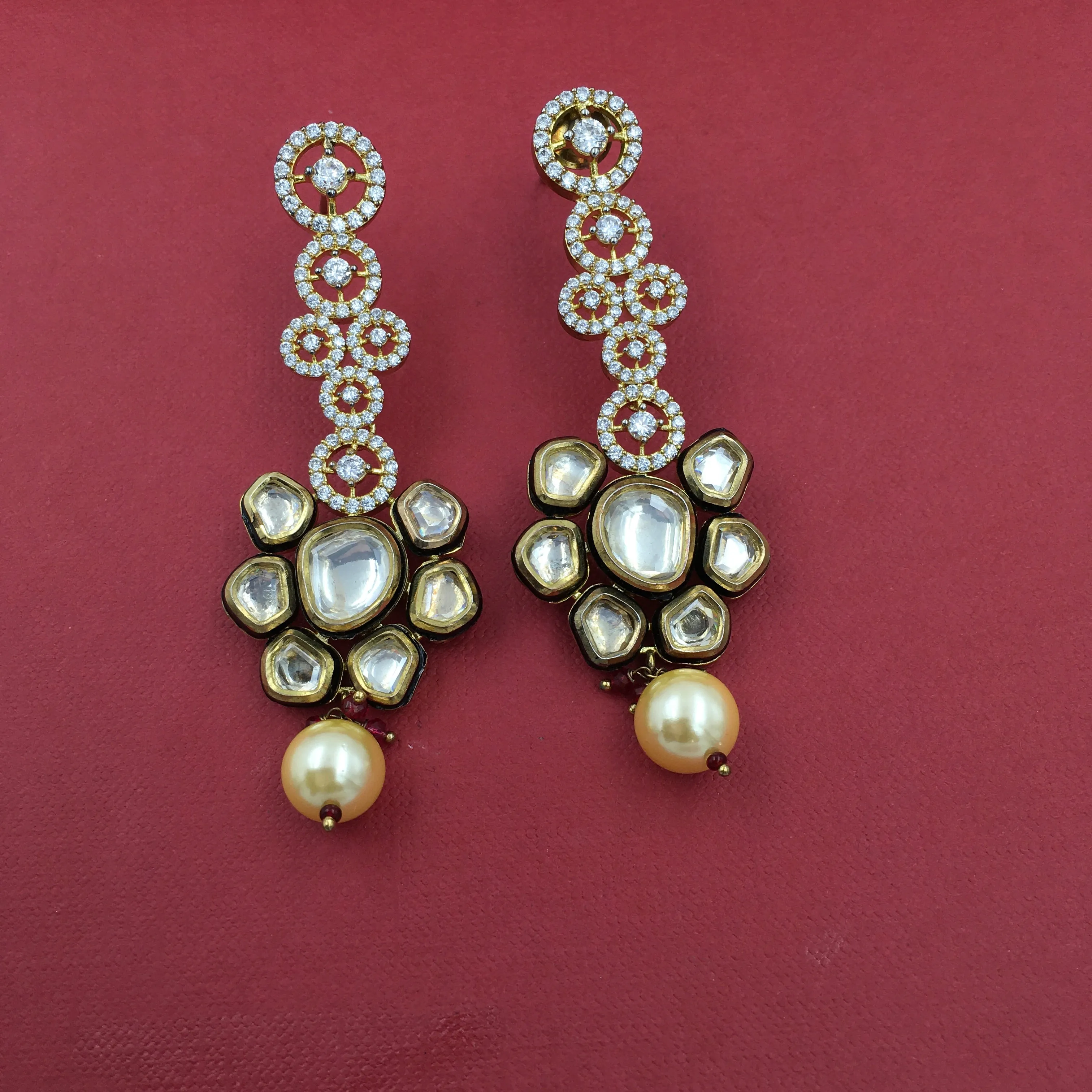 Danglers Zircon/AD Earring 8875-100