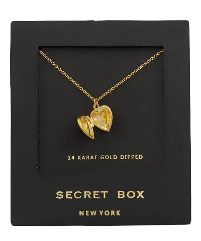 Designed Heart Locket Necklace