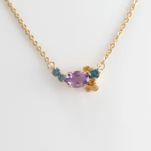 Dione Cluster Necklace