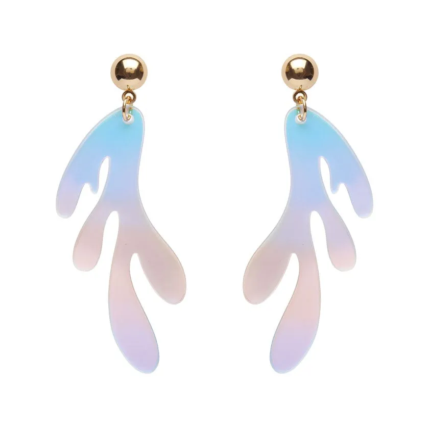 Erstwilder | Reef Coral Drop Earrings - Iridescent