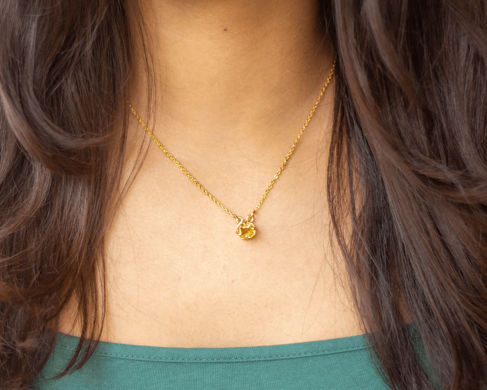 Fascinated Citrine Pendant