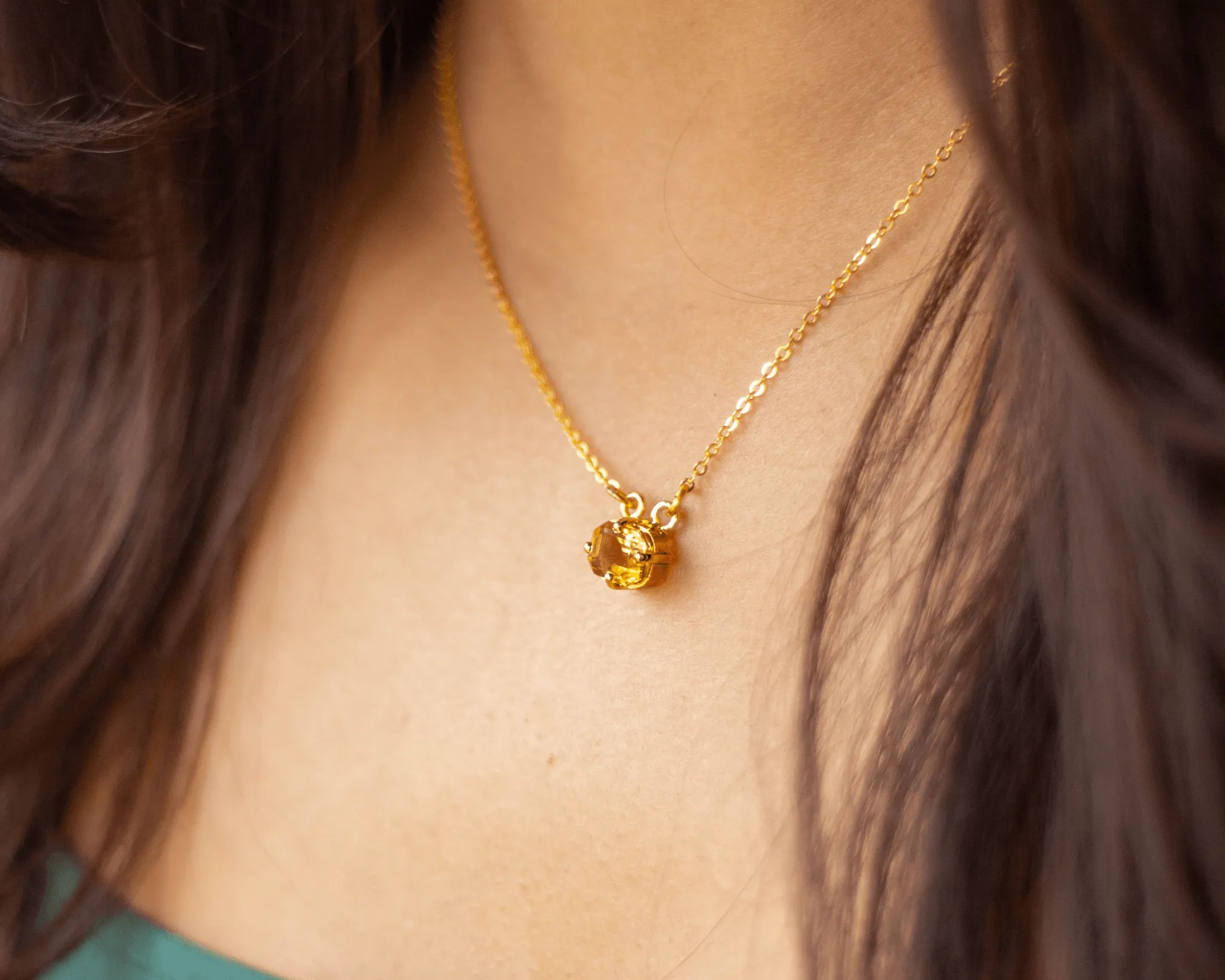 Fascinated Citrine Pendant