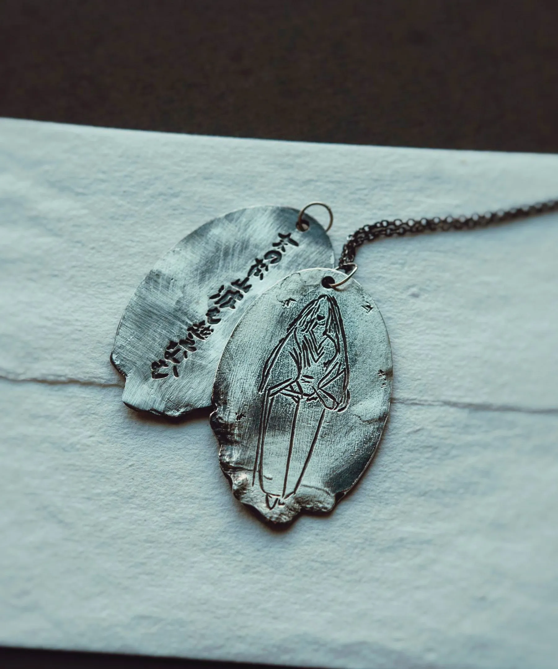 Fire-Blackened Necklace