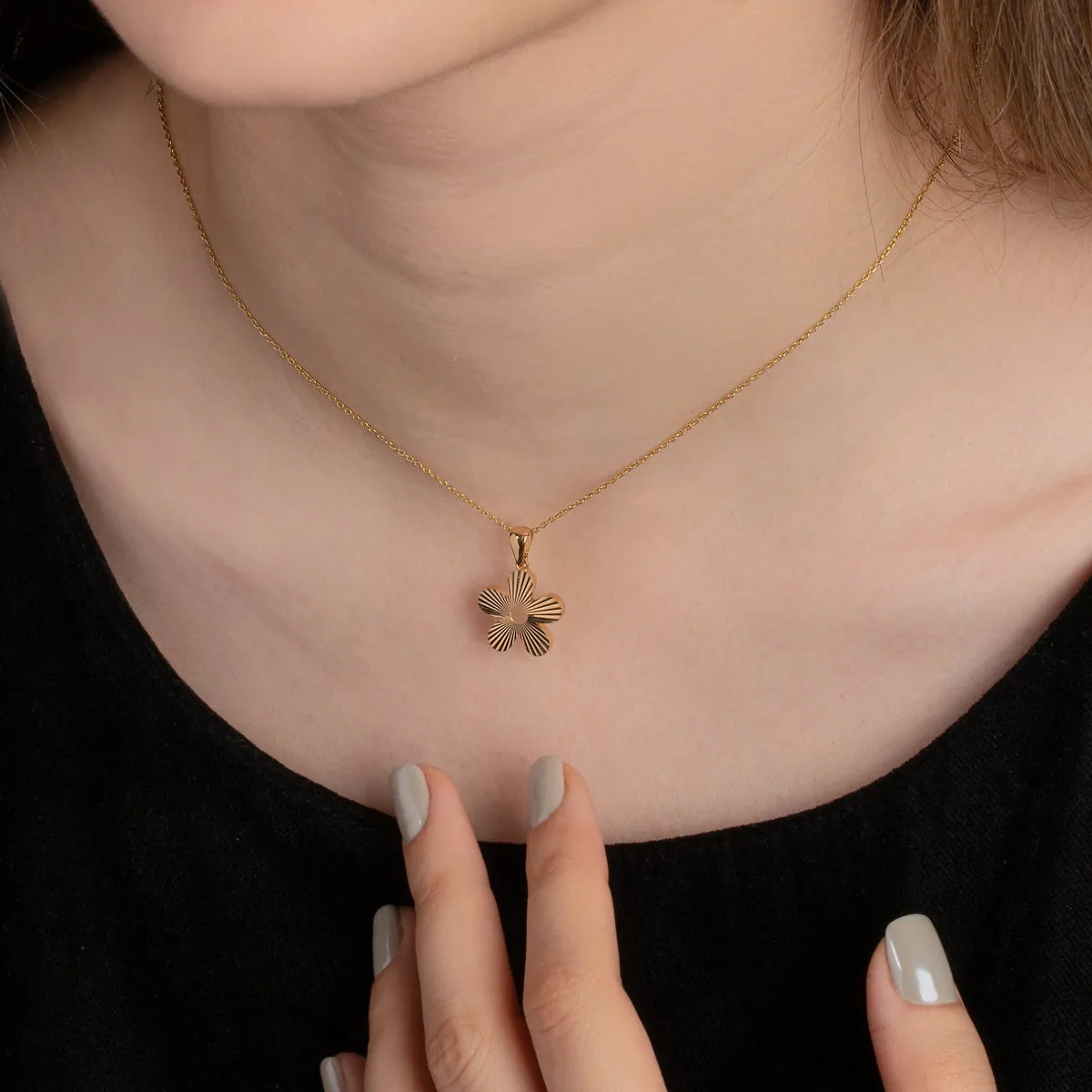 Flower Necklace Charm