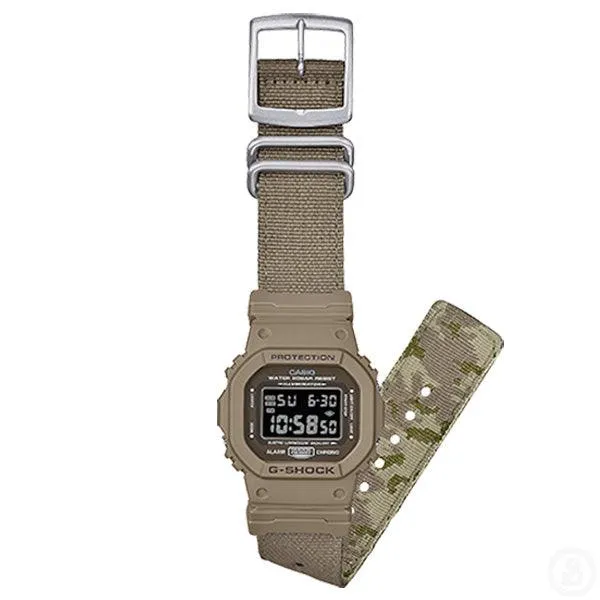 G-Shock Reversible Cloth Band Watch DW-5600LU-8