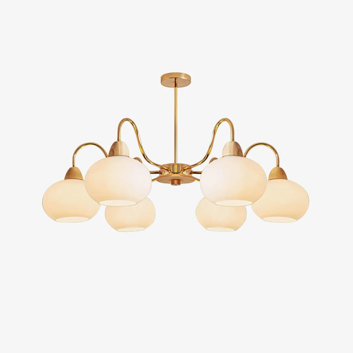 Glass Persimmon Chandelier