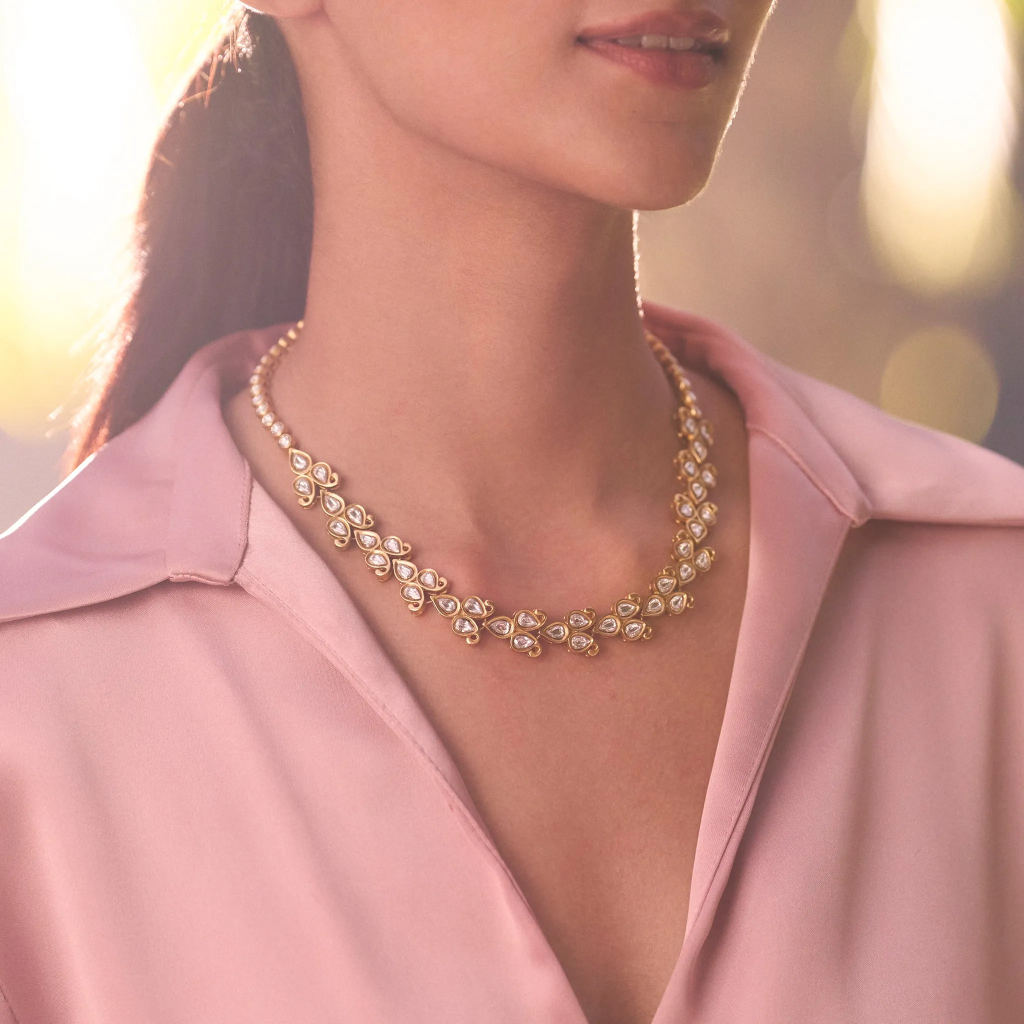 Gulmohar Luminous Necklace