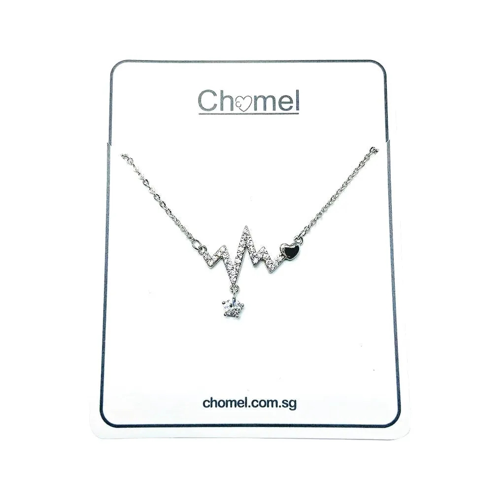 Heartbeat Cubic Zirconia Necklace