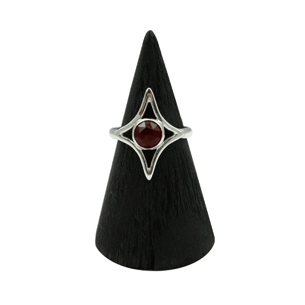 Hellhound Orion Ring | Garnet | Ready to Ship