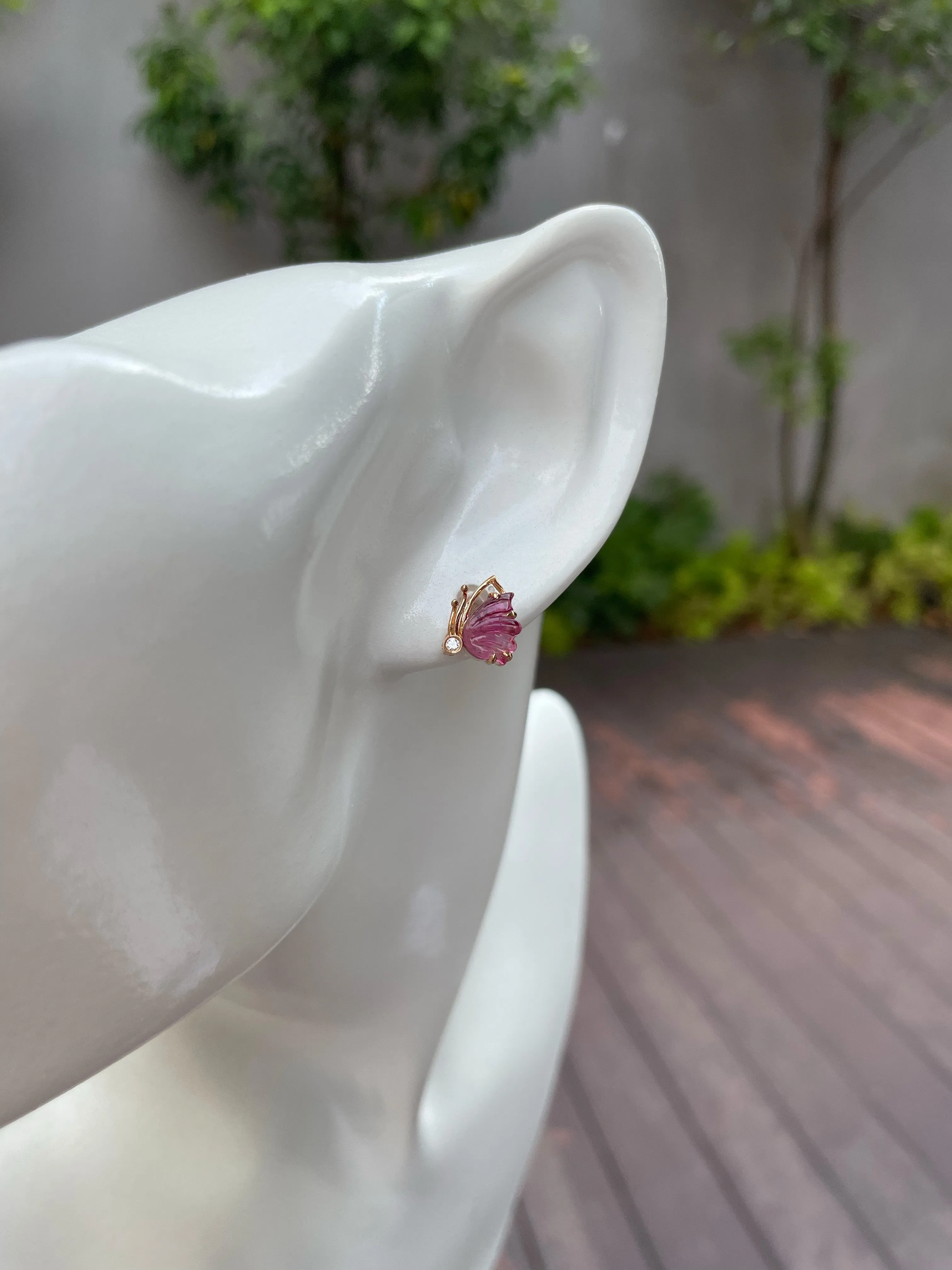 Icy Jade Teardrop Earrings (NJE103)