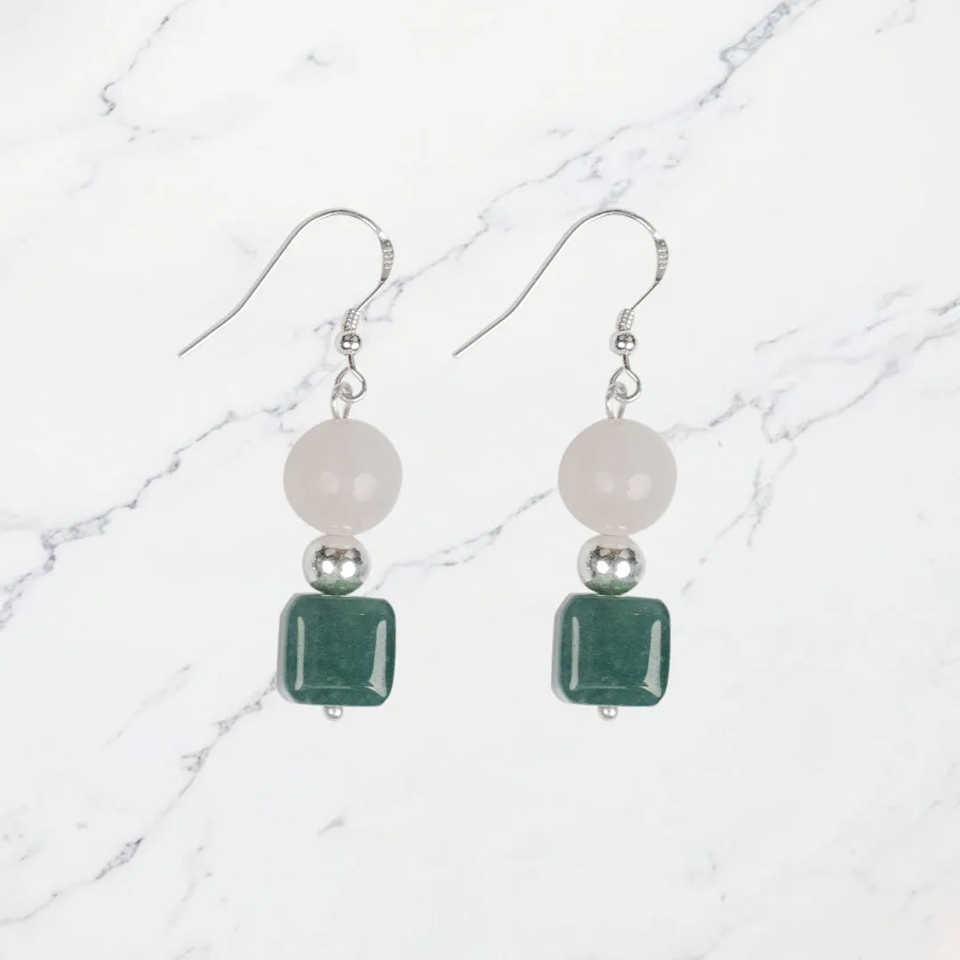 Jade Mosaic Earrings