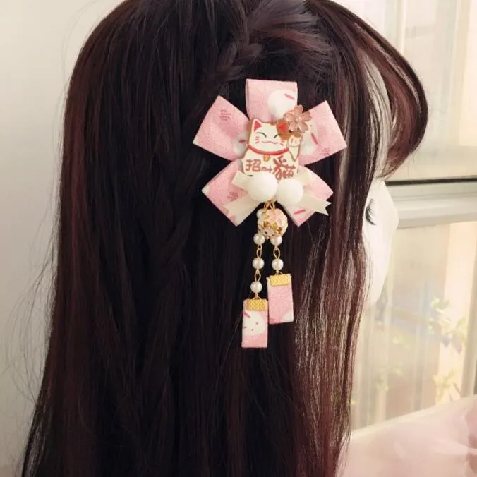 lolita Japanese style headdress hairpin yc23091