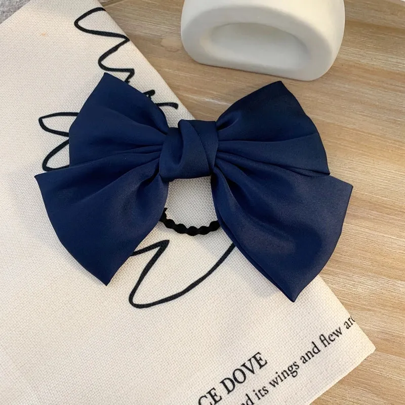 Lolita Red Big Bow Hairpin Hairrope Cyber Celebrant Spring Clip Hairpin Hair Accessories Girl's Headwear Japanese Style