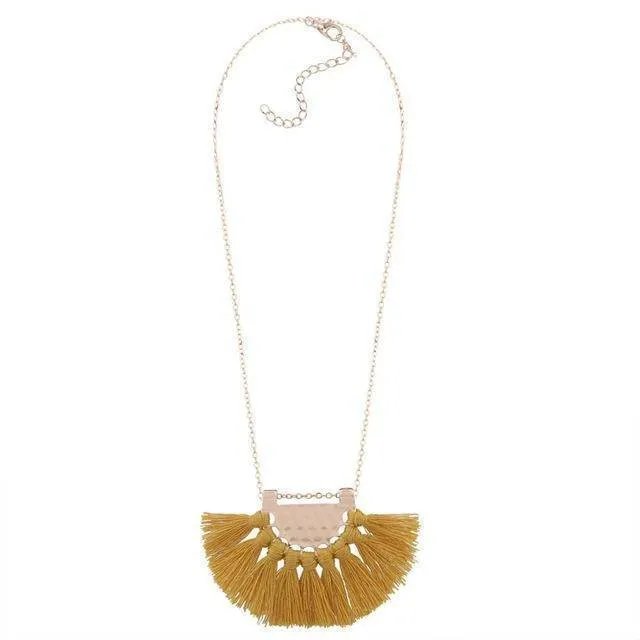 Long Tassel Bohemian Necklace