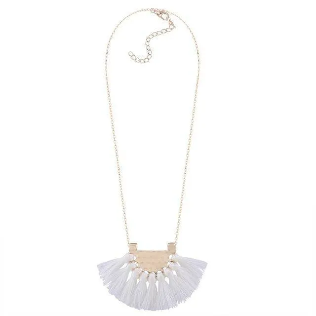 Long Tassel Bohemian Necklace