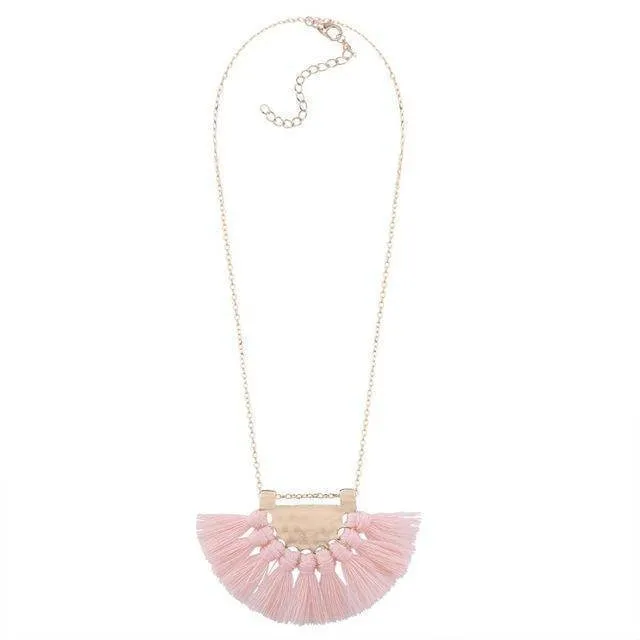 Long Tassel Bohemian Necklace