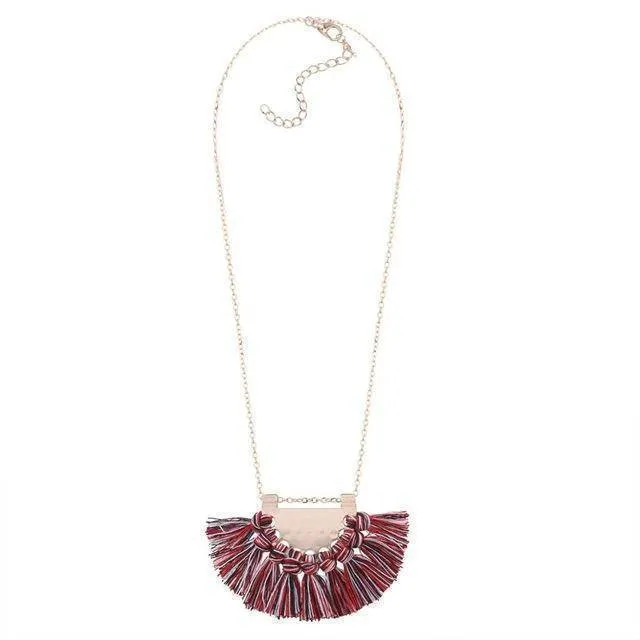Long Tassel Bohemian Necklace