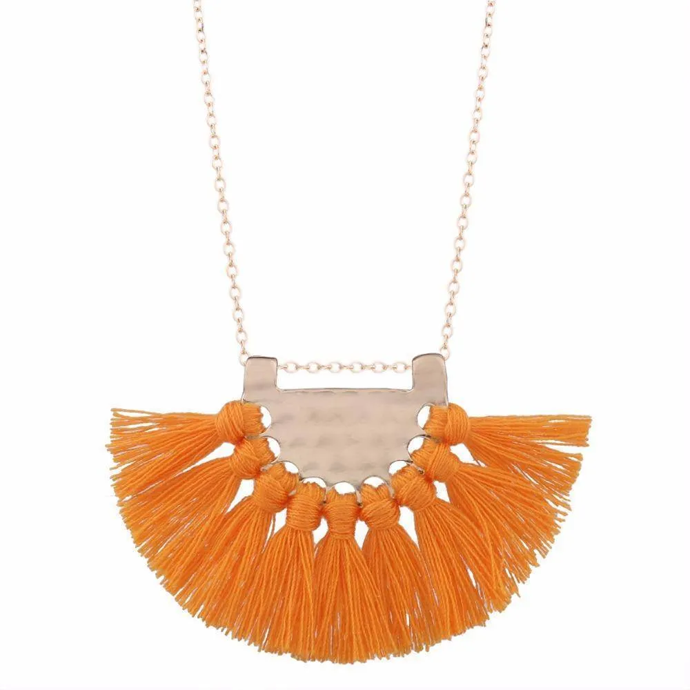 Long Tassel Bohemian Necklace