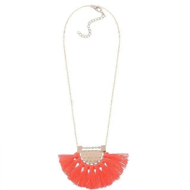 Long Tassel Bohemian Necklace