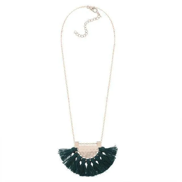 Long Tassel Bohemian Necklace
