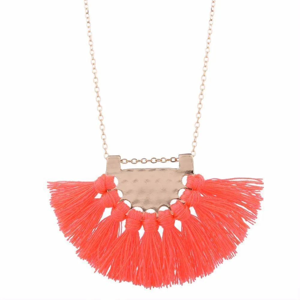 Long Tassel Bohemian Necklace
