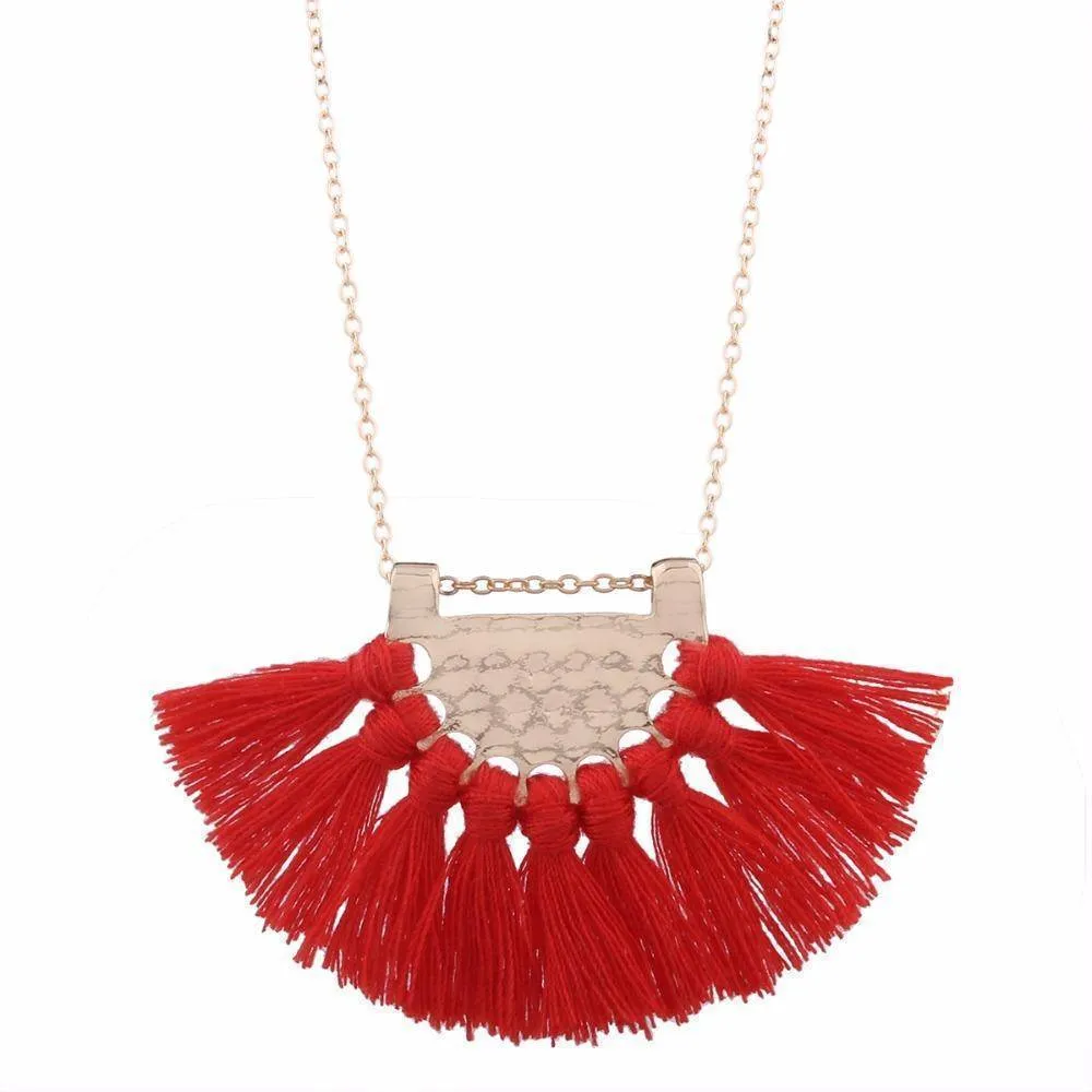 Long Tassel Bohemian Necklace