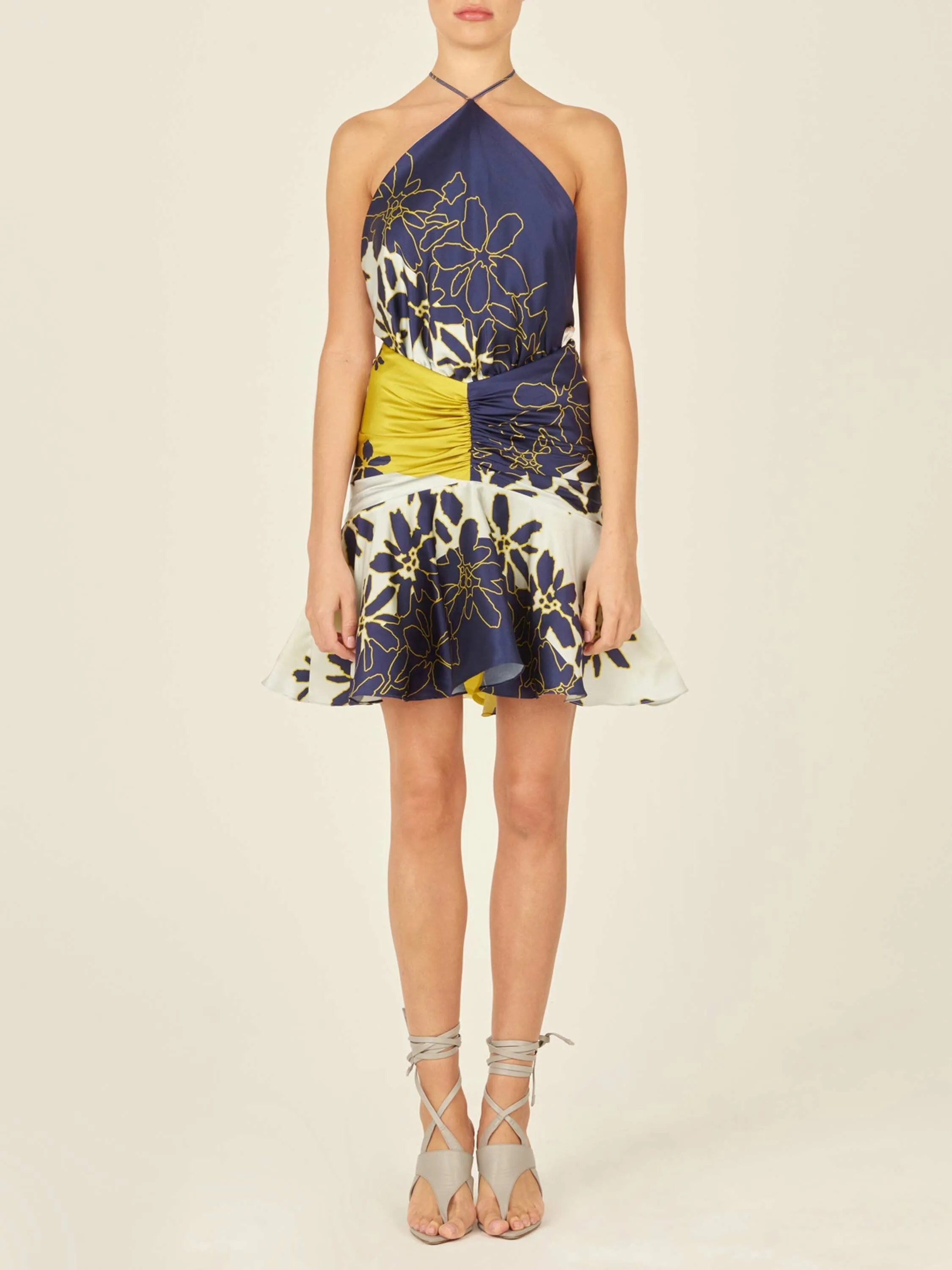 Loriana Skirt Navy Citrine