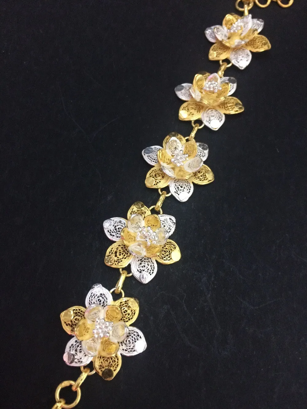 Lotus Golden Bracelet
