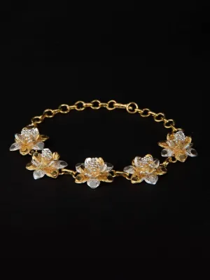 Lotus Golden Bracelet