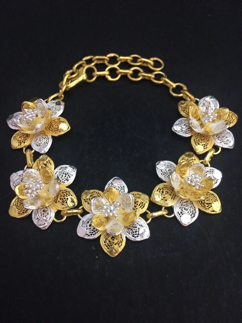 Lotus Golden Bracelet