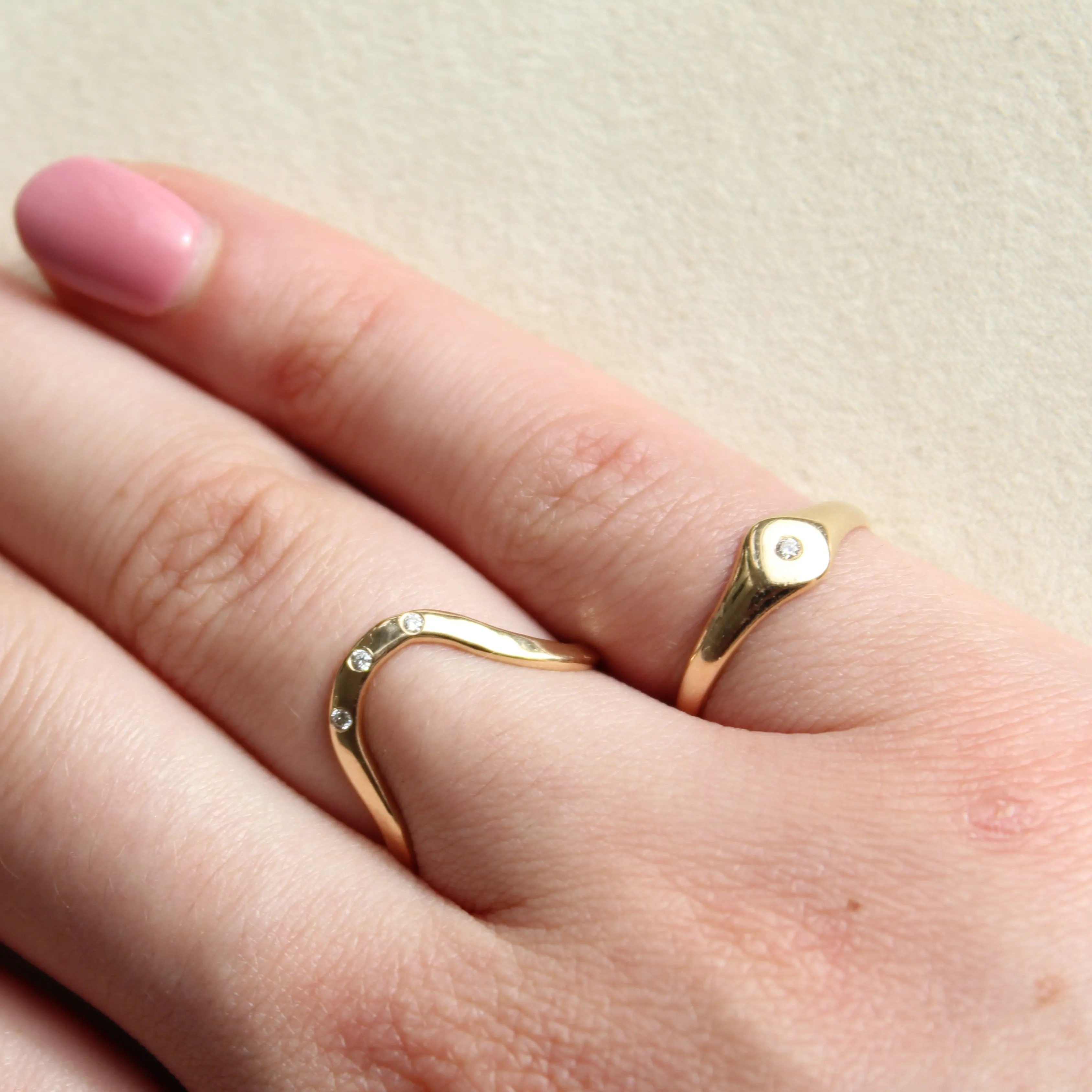Luminous Signet Ring