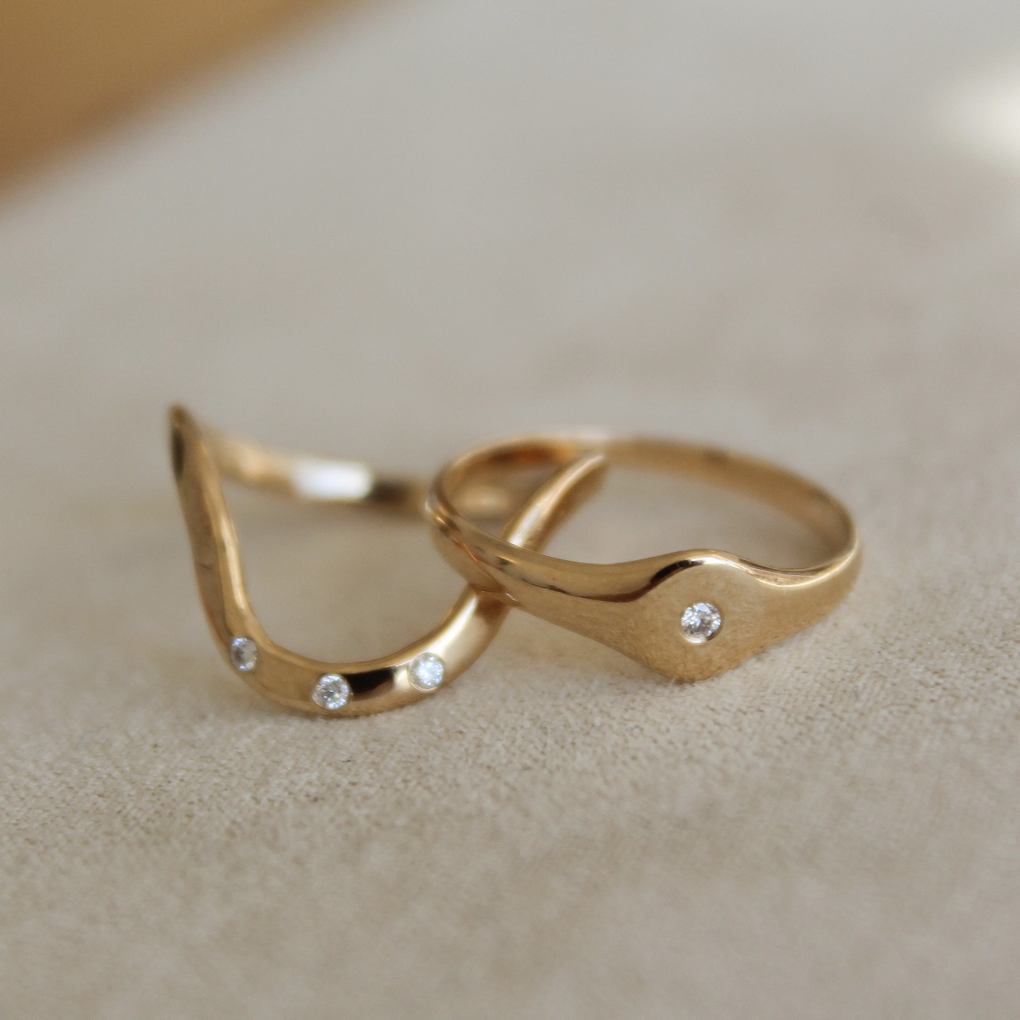 Luminous Signet Ring