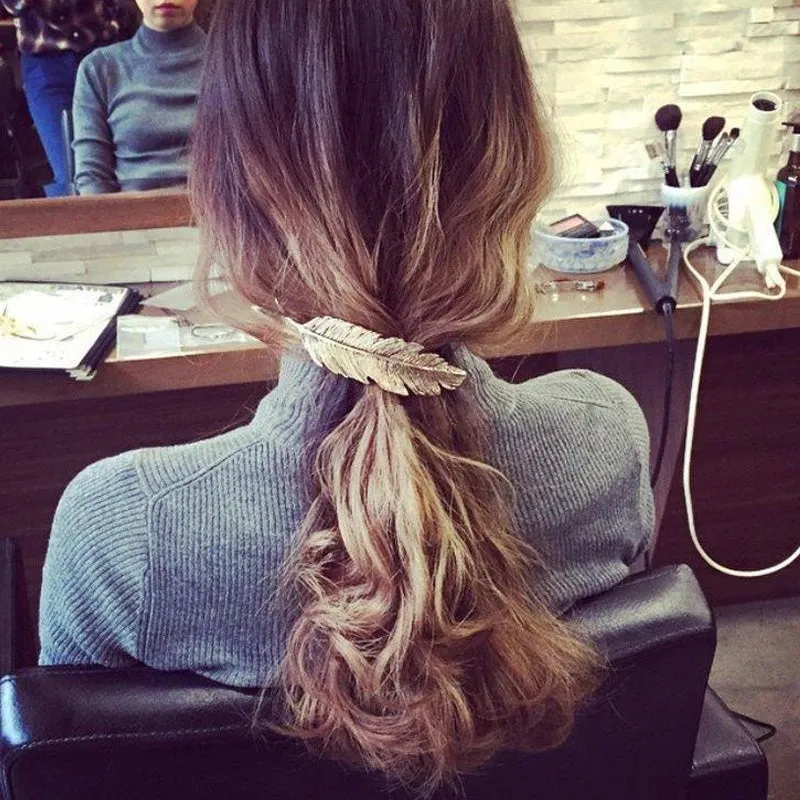 Metal Leaf Hairpin