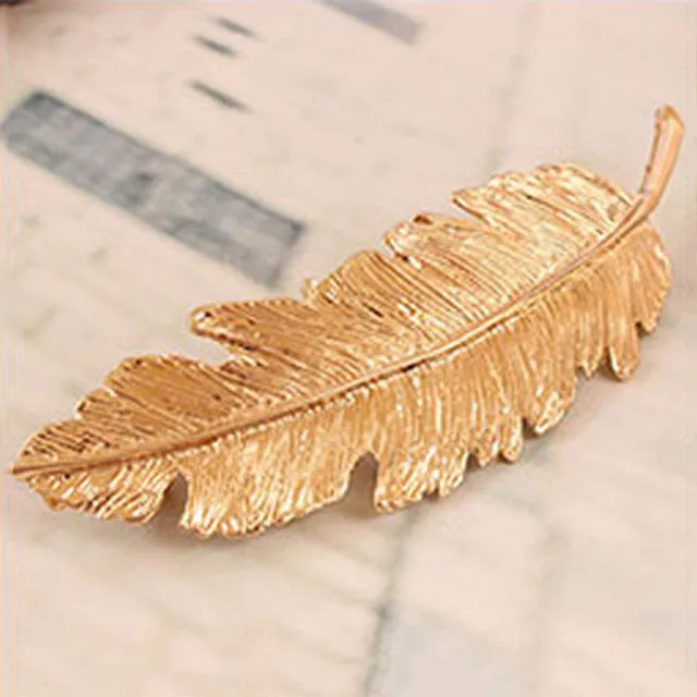 Metal Leaf Hairpin
