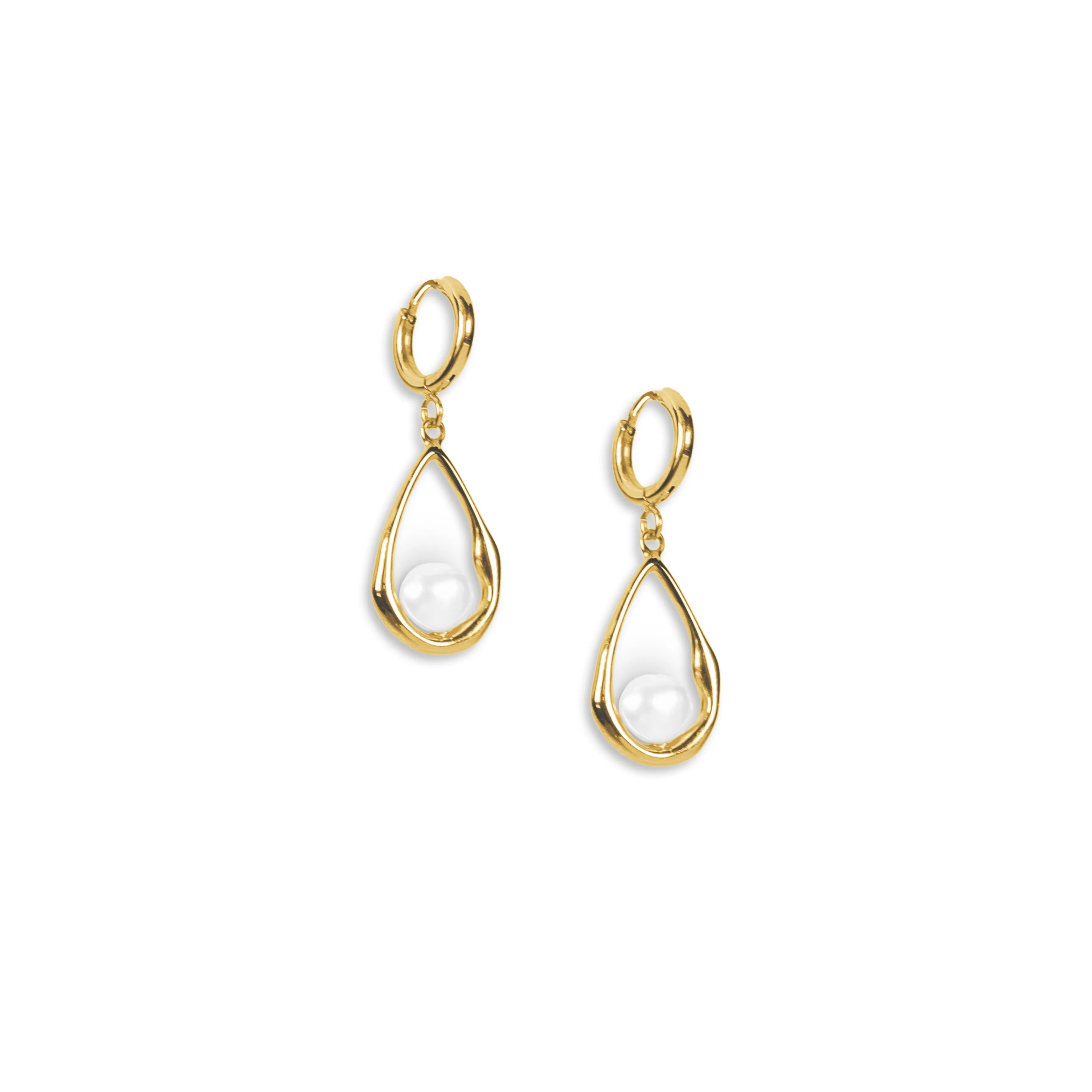 Milk and Honey Drop Earrings